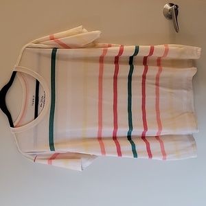 Torrid multicolored stripped tee